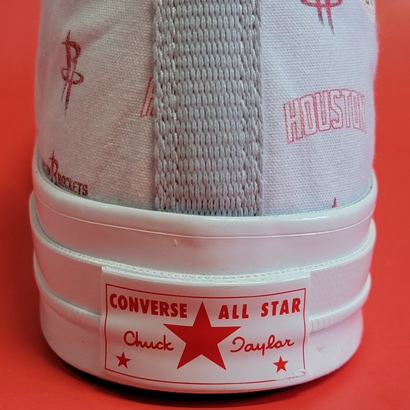 Converse CTAS 70 Hi Houston Rockets 161162C Size 10 NWB - Picture 10 of 11